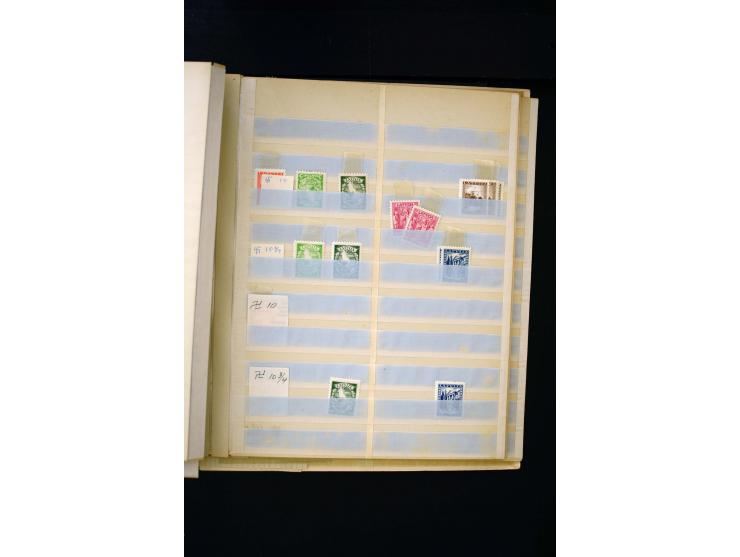1918/40, umfangreiche ungebrauchte/postfrische und gestempelte Sammlung, teils aufgezogen auf alten Blanko-Blättern und besch