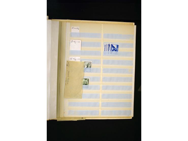 1918/40, umfangreiche ungebrauchte/postfrische und gestempelte Sammlung, teils aufgezogen auf alten Blanko-Blättern und besch