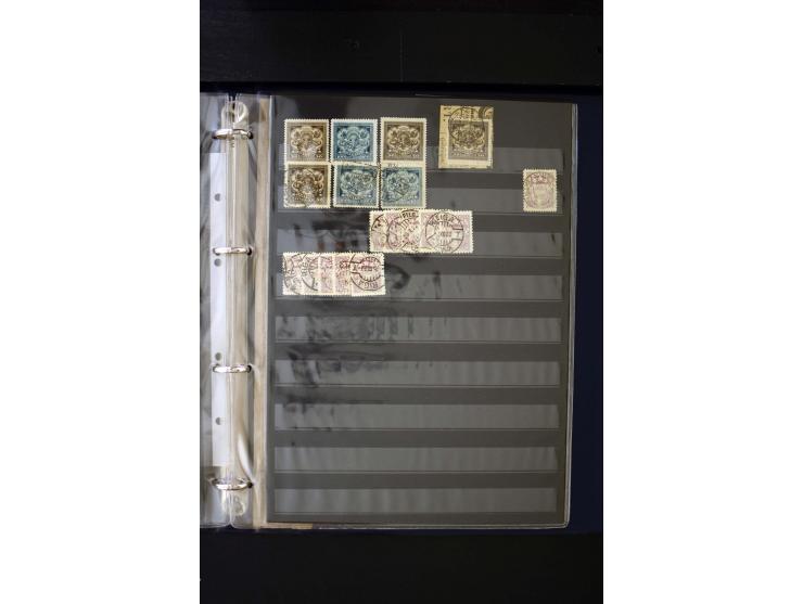 1918/40, umfangreiche ungebrauchte/postfrische und gestempelte Sammlung, teils aufgezogen auf alten Blanko-Blättern und besch