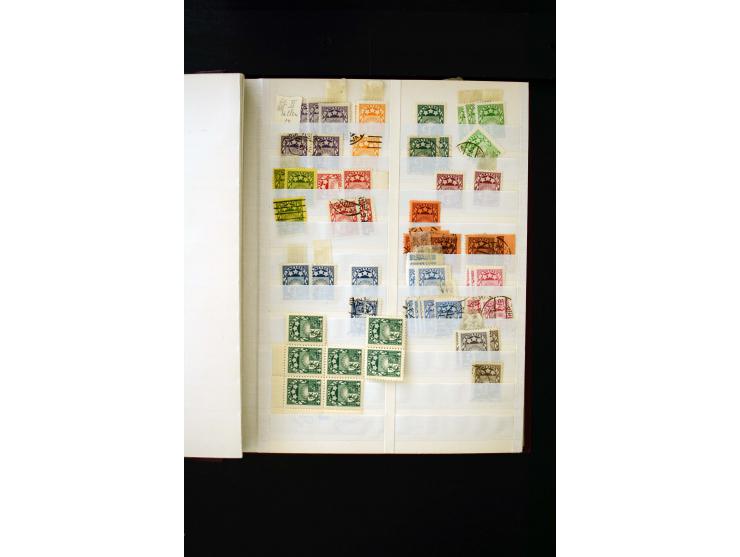 1918/40, umfangreiche ungebrauchte/postfrische und gestempelte Sammlung, teils aufgezogen auf alten Blanko-Blättern und besch