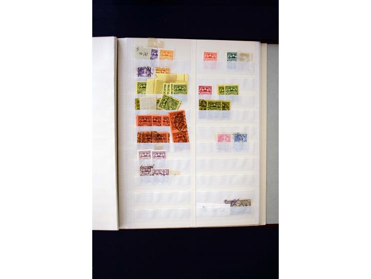 1918/40, umfangreiche ungebrauchte/postfrische und gestempelte Sammlung, teils aufgezogen auf alten Blanko-Blättern und besch