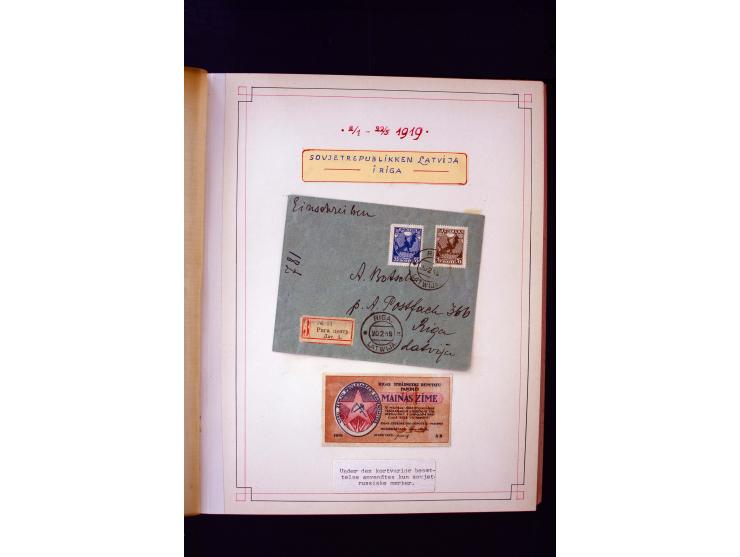 1918/40, umfangreiche ungebrauchte/postfrische und gestempelte Sammlung, teils aufgezogen auf alten Blanko-Blättern und besch