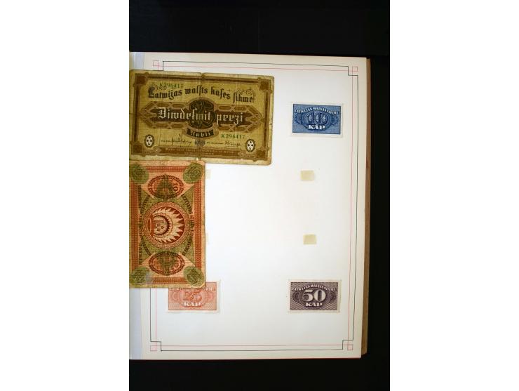 1918/40, umfangreiche ungebrauchte/postfrische und gestempelte Sammlung, teils aufgezogen auf alten Blanko-Blättern und besch