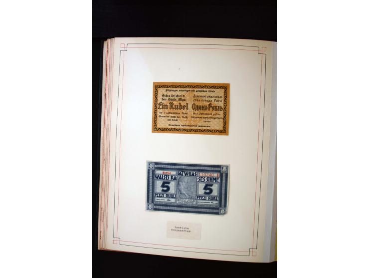 1918/40, umfangreiche ungebrauchte/postfrische und gestempelte Sammlung, teils aufgezogen auf alten Blanko-Blättern und besch