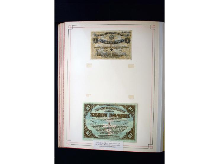 1918/40, umfangreiche ungebrauchte/postfrische und gestempelte Sammlung, teils aufgezogen auf alten Blanko-Blättern und besch