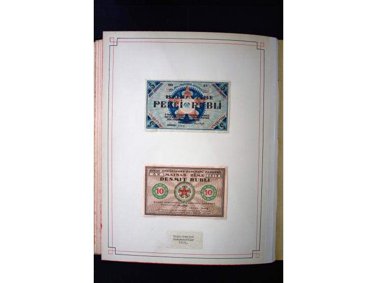 1918/40, umfangreiche ungebrauchte/postfrische und gestempelte Sammlung, teils aufgezogen auf alten Blanko-Blättern und besch