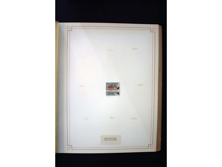 1918/40, umfangreiche ungebrauchte/postfrische und gestempelte Sammlung, teils aufgezogen auf alten Blanko-Blättern und besch