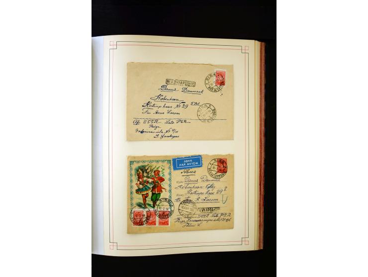 1918/40, umfangreiche ungebrauchte/postfrische und gestempelte Sammlung, teils aufgezogen auf alten Blanko-Blättern und besch