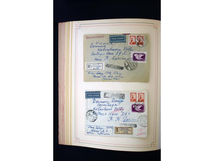 1918/40, umfangreiche ungebrauchte/postfrische und gestempelte Sammlung, teils aufgezogen auf alten Blanko-Blättern und besch