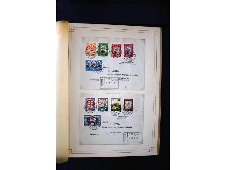 1918/40, umfangreiche ungebrauchte/postfrische und gestempelte Sammlung, teils aufgezogen auf alten Blanko-Blättern und besch