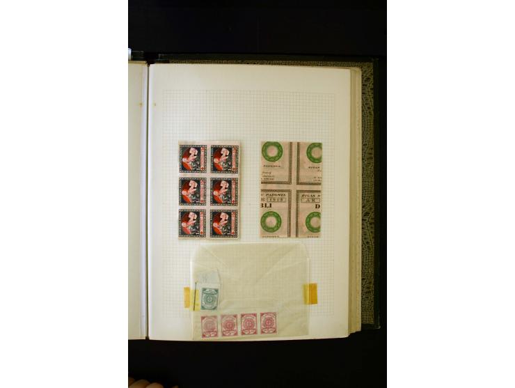 1918/40, umfangreiche ungebrauchte/postfrische und gestempelte Sammlung, teils aufgezogen auf alten Blanko-Blättern und besch