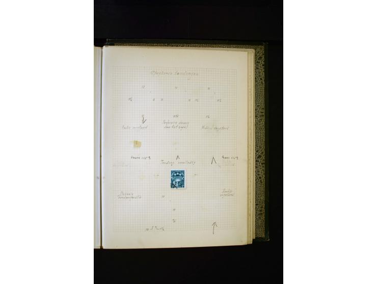 1918/40, umfangreiche ungebrauchte/postfrische und gestempelte Sammlung, teils aufgezogen auf alten Blanko-Blättern und besch