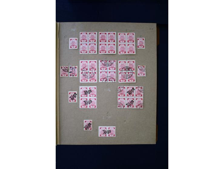 1918/40, umfangreiche ungebrauchte/postfrische und gestempelte Sammlung, teils aufgezogen auf alten Blanko-Blättern und besch