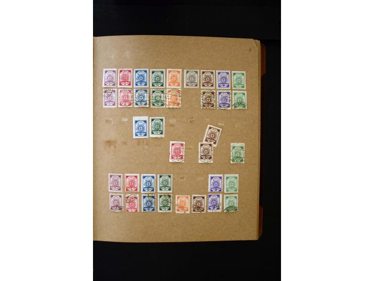 1918/40, umfangreiche ungebrauchte/postfrische und gestempelte Sammlung, teils aufgezogen auf alten Blanko-Blättern und besch