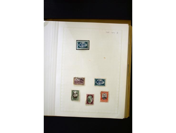 1918/40, umfangreiche ungebrauchte/postfrische und gestempelte Sammlung, teils aufgezogen auf alten Blanko-Blättern und besch