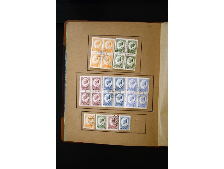 1918/40, umfangreiche ungebrauchte/postfrische und gestempelte Sammlung, teils aufgezogen auf alten Blanko-Blättern und besch