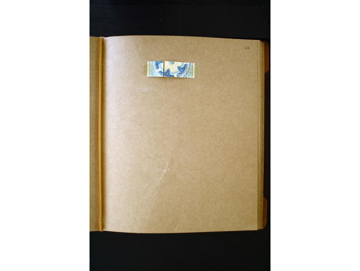1918/40, umfangreiche ungebrauchte/postfrische und gestempelte Sammlung, teils aufgezogen auf alten Blanko-Blättern und besch
