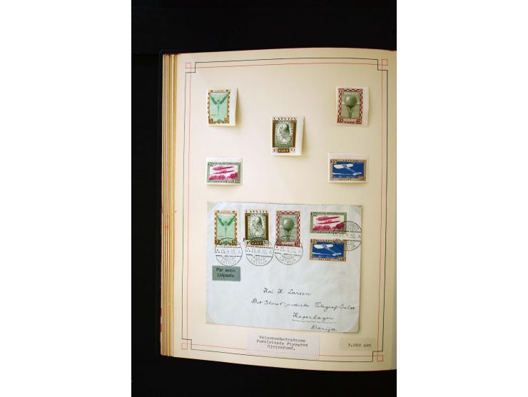 1918/40, umfangreiche ungebrauchte/postfrische und gestempelte Sammlung, teils aufgezogen auf alten Blanko-Blättern und besch