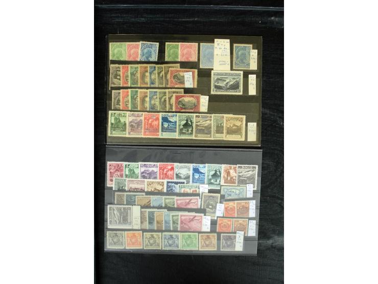 1912/2003, postfrischer, ungebrauchter und gestempelter Bestand mit u.a. Mi.-Nr. 82-89 (2), 108-13 (3), 140-42 (2), 304-05B (