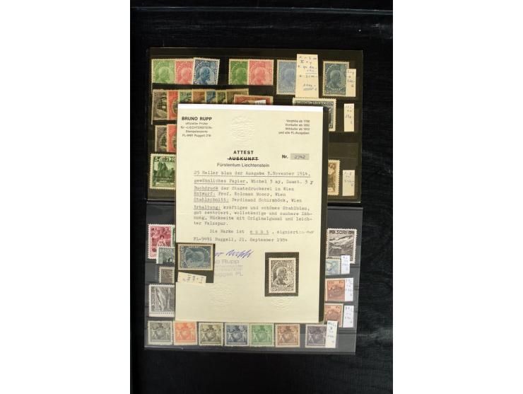 1912/2003, postfrischer, ungebrauchter und gestempelter Bestand mit u.a. Mi.-Nr. 82-89 (2), 108-13 (3), 140-42 (2), 304-05B (
