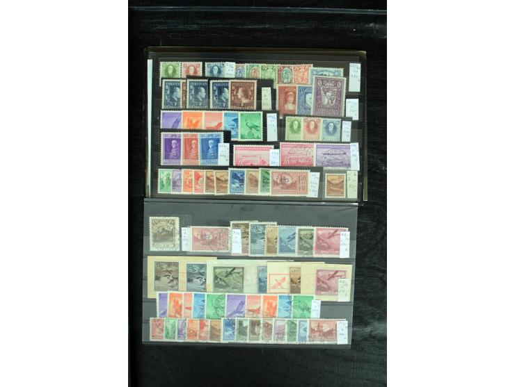 1912/2003, postfrischer, ungebrauchter und gestempelter Bestand mit u.a. Mi.-Nr. 82-89 (2), 108-13 (3), 140-42 (2), 304-05B (