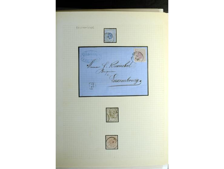1852/1920 (ca.), interessante Partie mit allein über 100 Werten der ersten Ausgabe