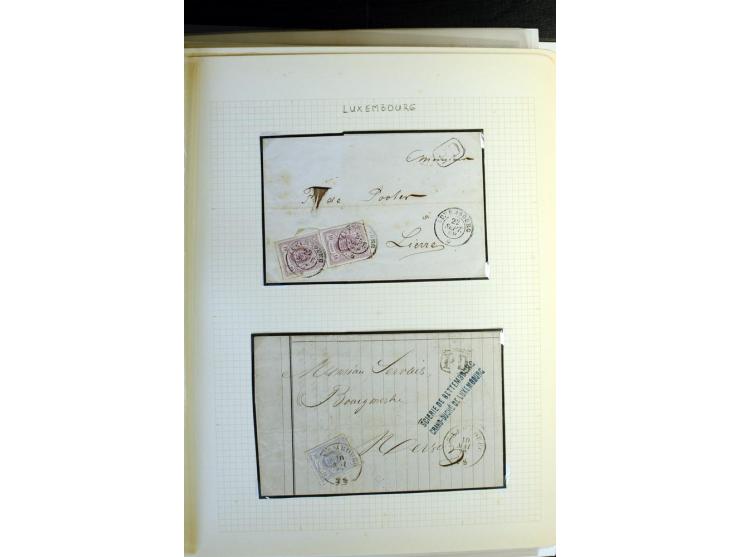 1852/1920 (ca.), interessante Partie mit allein über 100 Werten der ersten Ausgabe