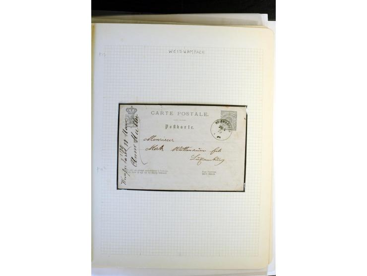 1852/1920 (ca.), interessante Partie mit allein über 100 Werten der ersten Ausgabe