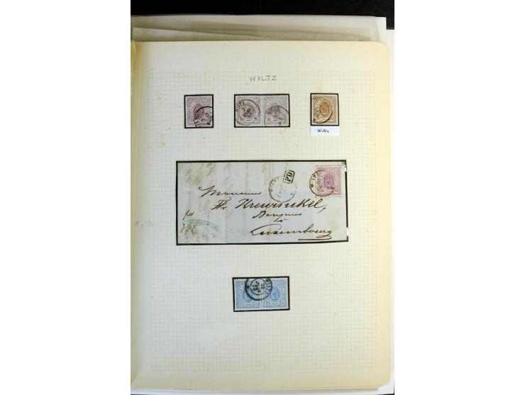 1852/1920 (ca.), interessante Partie mit allein über 100 Werten der ersten Ausgabe