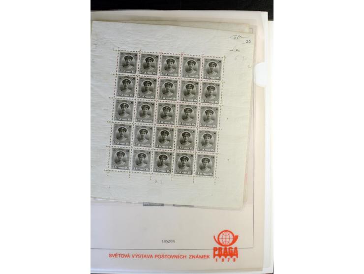 1852/1920 (ca.), interessante Partie mit allein über 100 Werten der ersten Ausgabe