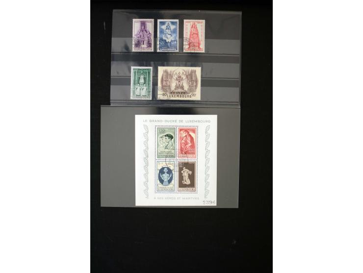 1938/57, postfrische und gestempelte Partie, dabei postfrisch u.a. Mi. Bl. 7 (3), Nr. 478-83 (9), 555-57 (2) und 572-74 (4), 