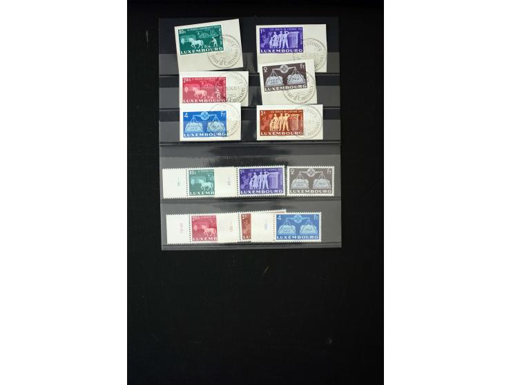 1938/57, postfrische und gestempelte Partie, dabei postfrisch u.a. Mi. Bl. 7 (3), Nr. 478-83 (9), 555-57 (2) und 572-74 (4), 