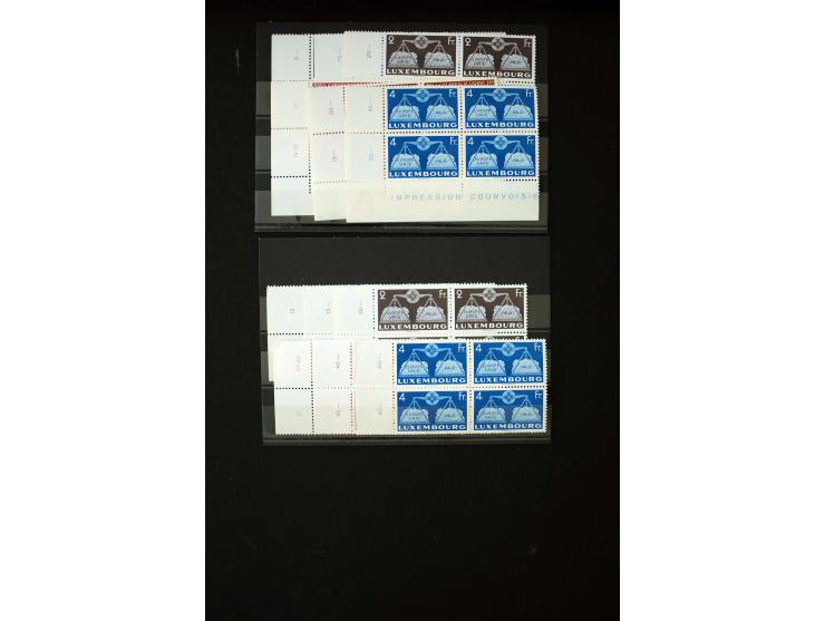 1938/57, postfrische und gestempelte Partie, dabei postfrisch u.a. Mi. Bl. 7 (3), Nr. 478-83 (9), 555-57 (2) und 572-74 (4), 