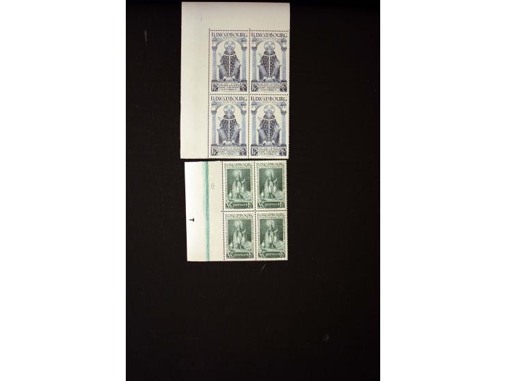 1938/57, postfrische und gestempelte Partie, dabei postfrisch u.a. Mi. Bl. 7 (3), Nr. 478-83 (9), 555-57 (2) und 572-74 (4), 