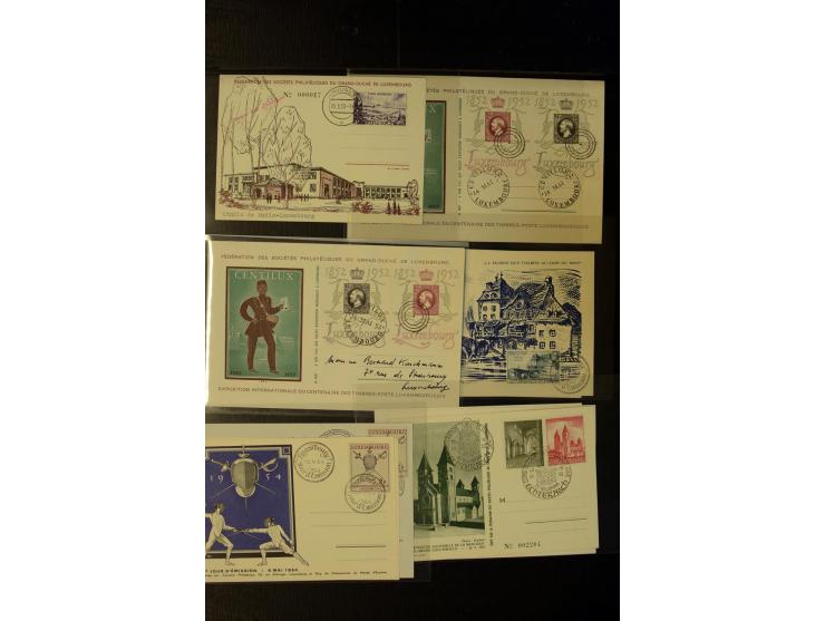 1910/57 (ca.),etwa 270 Briefe und Karten, dabei u.a. gute FDC wie Mi. 423-26 (2), 468-73 (2), 478-83 und 488-89