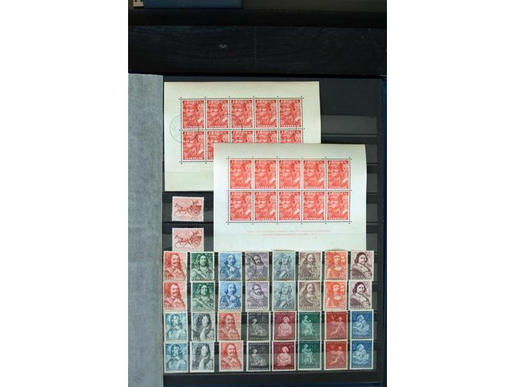 1852/1998, postfrische, ungebrauchte und gestempelte Sammlung, überwiegend in beiden Erhaltungen gesammelt mit u.a. Mi.-Nr. 1