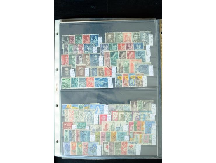 1852/2006, postfrischer, ungebrauchter und gestempelter Bestand mit u.a. Mi.-Nr. 48 (3), 66, 99-100, 132, 543 etc., dazu Bloc
