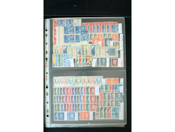 1852/2006, postfrischer, ungebrauchter und gestempelter Bestand mit u.a. Mi.-Nr. 48 (3), 66, 99-100, 132, 543 etc., dazu Bloc