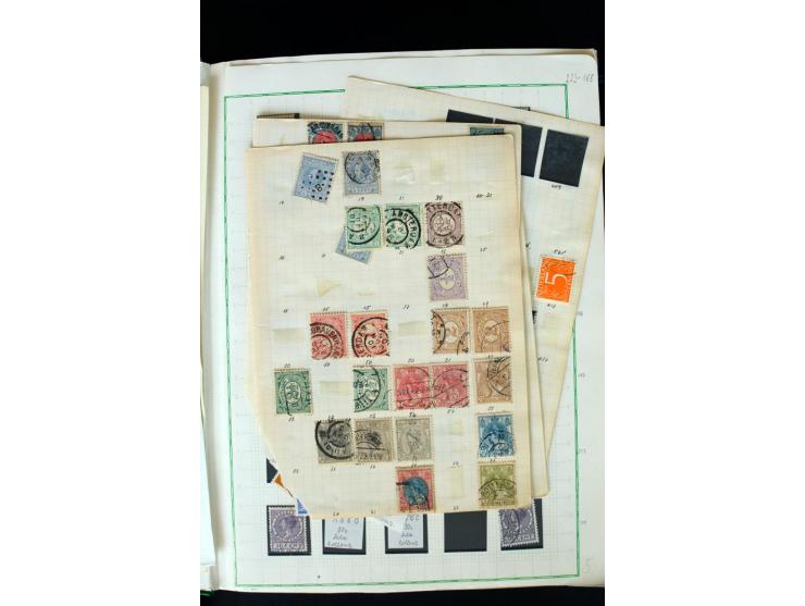 1852/2006, postfrischer, ungebrauchter und gestempelter Bestand mit u.a. Mi.-Nr. 48 (3), 66, 99-100, 132, 543 etc., dazu Bloc