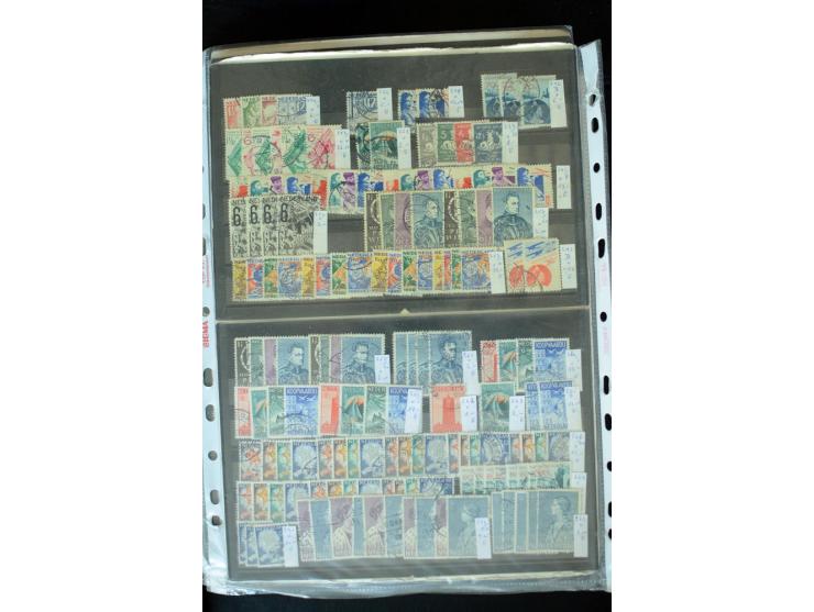 1852/2006, postfrischer, ungebrauchter und gestempelter Bestand mit u.a. Mi.-Nr. 48 (3), 66, 99-100, 132, 543 etc., dazu Bloc