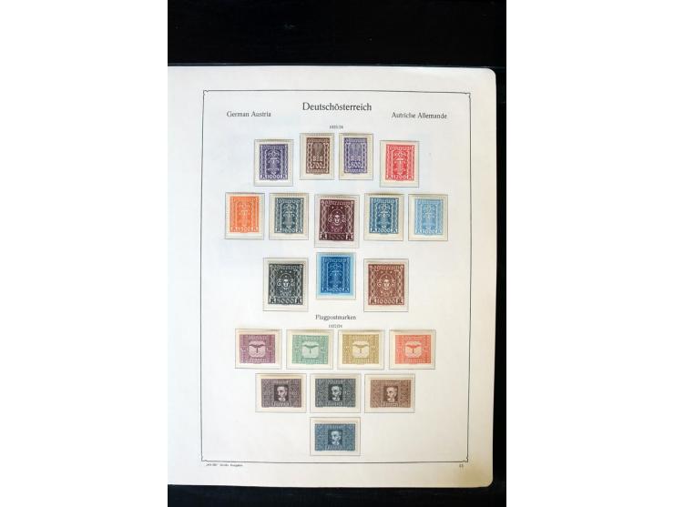 1850/1988, postfrische, ungebrauchte und gestempelte Sammlung mit u.a. Mi.-Nr. 161 - 77, 518 - 20, 551 - 54, 555 - 56A, Bl. 1