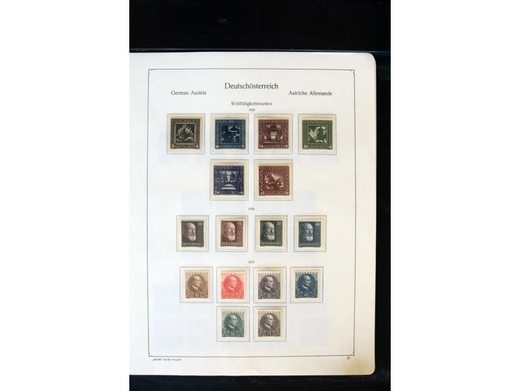1850/1988, postfrische, ungebrauchte und gestempelte Sammlung mit u.a. Mi.-Nr. 161 - 77, 518 - 20, 551 - 54, 555 - 56A, Bl. 1