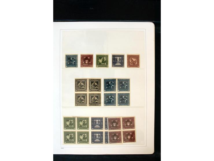 1850/1988, postfrische, ungebrauchte und gestempelte Sammlung mit u.a. Mi.-Nr. 161 - 77, 518 - 20, 551 - 54, 555 - 56A, Bl. 1