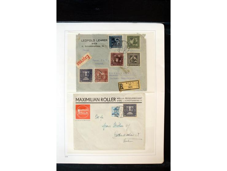1850/1988, postfrische, ungebrauchte und gestempelte Sammlung mit u.a. Mi.-Nr. 161 - 77, 518 - 20, 551 - 54, 555 - 56A, Bl. 1