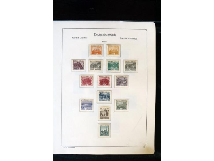 1850/1988, postfrische, ungebrauchte und gestempelte Sammlung mit u.a. Mi.-Nr. 161 - 77, 518 - 20, 551 - 54, 555 - 56A, Bl. 1