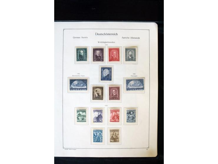 1850/1988, postfrische, ungebrauchte und gestempelte Sammlung mit u.a. Mi.-Nr. 161 - 77, 518 - 20, 551 - 54, 555 - 56A, Bl. 1