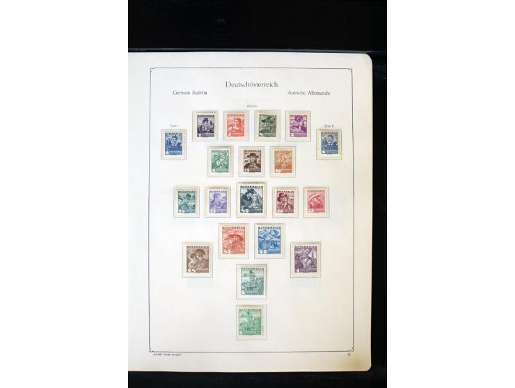 1850/1988, postfrische, ungebrauchte und gestempelte Sammlung mit u.a. Mi.-Nr. 161 - 77, 518 - 20, 551 - 54, 555 - 56A, Bl. 1