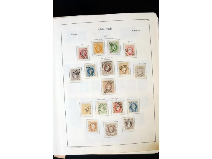 1850/1988, postfrische, ungebrauchte und gestempelte Sammlung mit u.a. Mi.-Nr. 161 - 77, 518 - 20, 551 - 54, 555 - 56A, Bl. 1