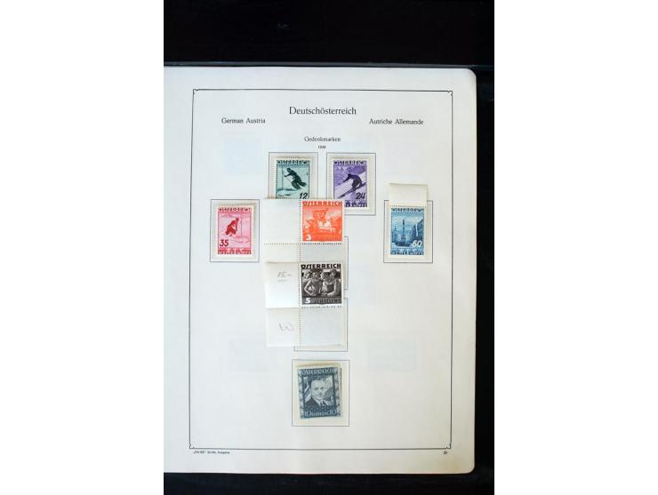 1850/1988, postfrische, ungebrauchte und gestempelte Sammlung mit u.a. Mi.-Nr. 161 - 77, 518 - 20, 551 - 54, 555 - 56A, Bl. 1