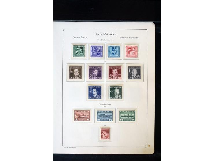1850/1988, postfrische, ungebrauchte und gestempelte Sammlung mit u.a. Mi.-Nr. 161 - 77, 518 - 20, 551 - 54, 555 - 56A, Bl. 1